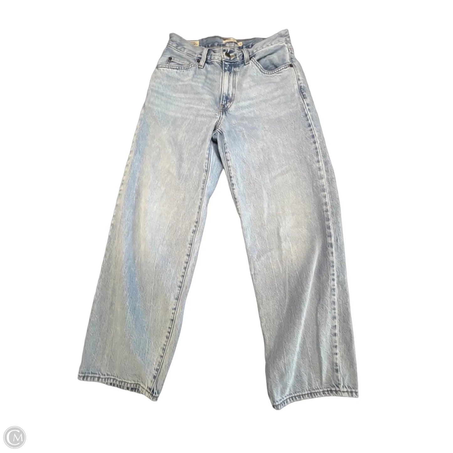Jeans Wide Leg By Levis In Blue Denim, Size: 2