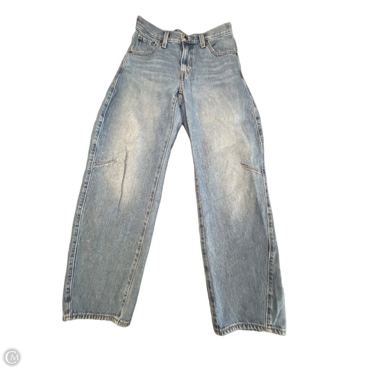Jeans Wide Leg By Levis In Blue Denim, Size: 2