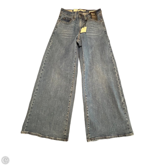 Jeans Wide Leg By Levis In Blue Denim, Size: 2