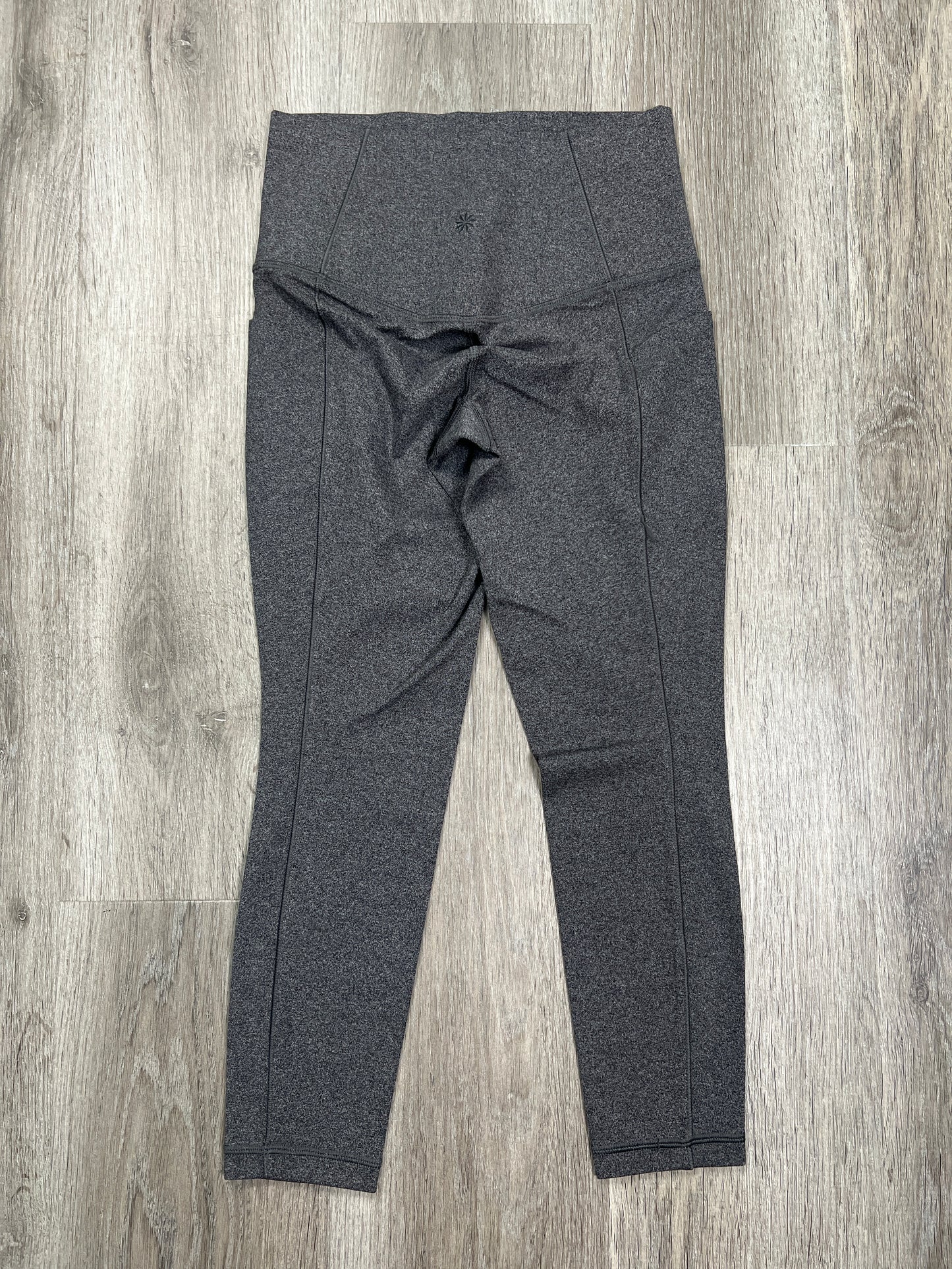 Grey Athletic Leggings Athleta, Size Petite   Xs