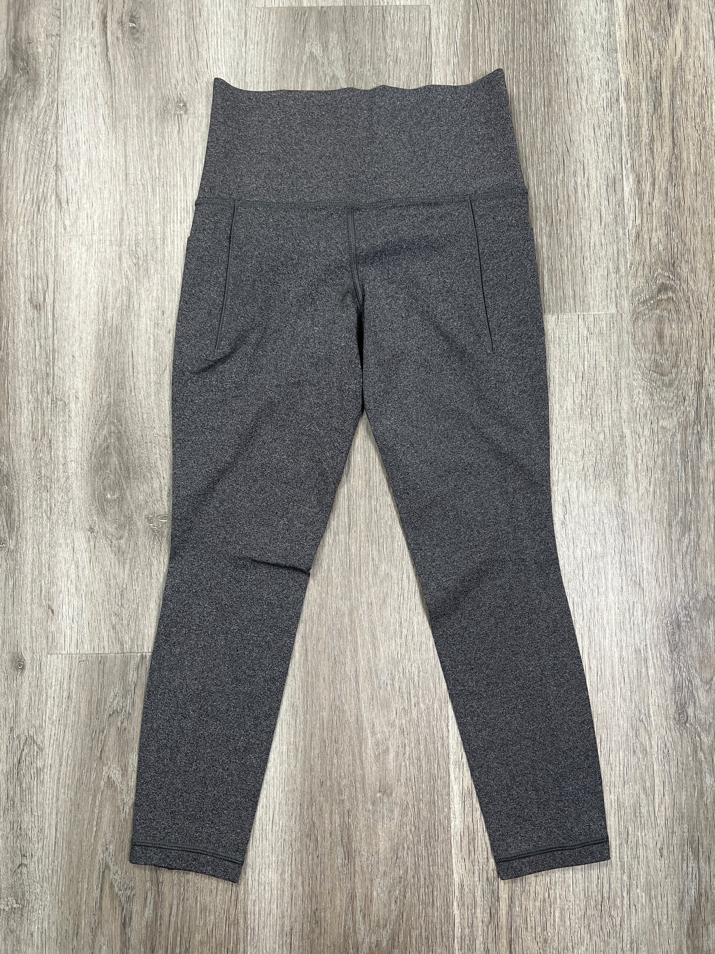 Grey Athletic Leggings Athleta, Size Petite   Xs