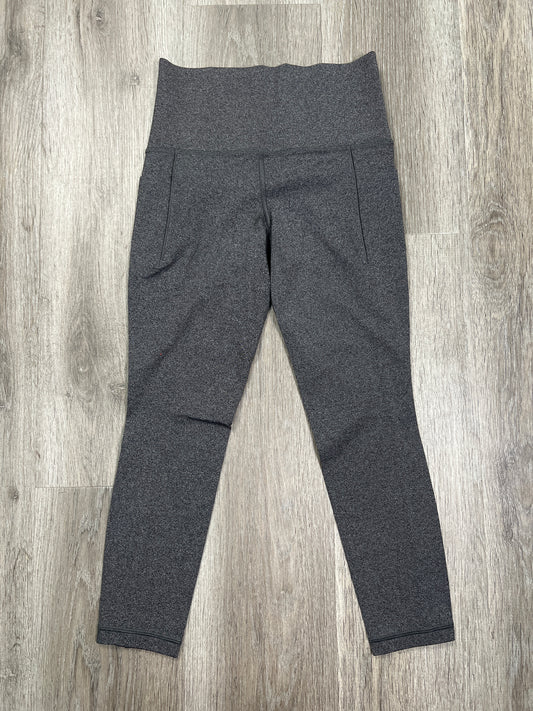 Grey Athletic Leggings Athleta, Size Petite   Xs