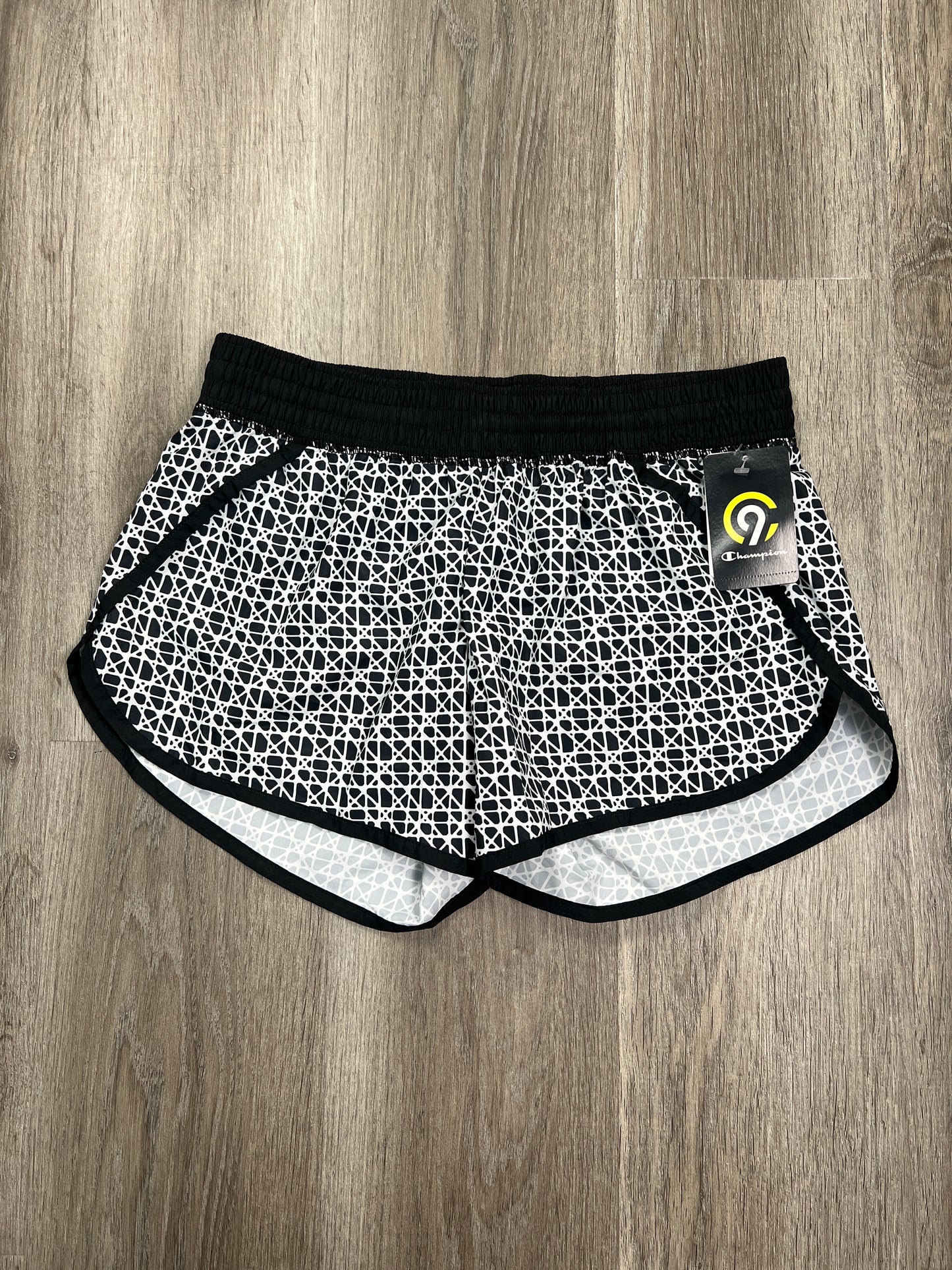 Black & White Athletic Shorts Champion, Size S