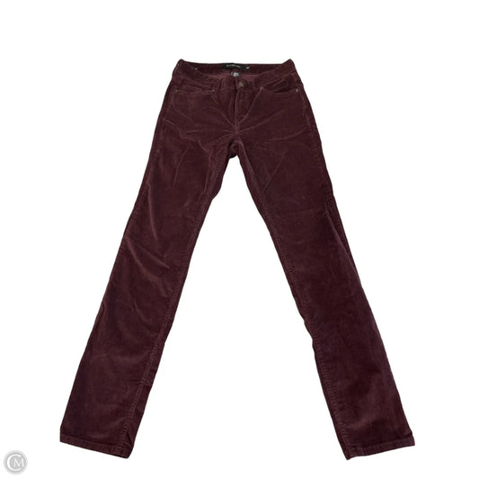 Pants Corduroy By Calvin Klein In Purple, Size: M