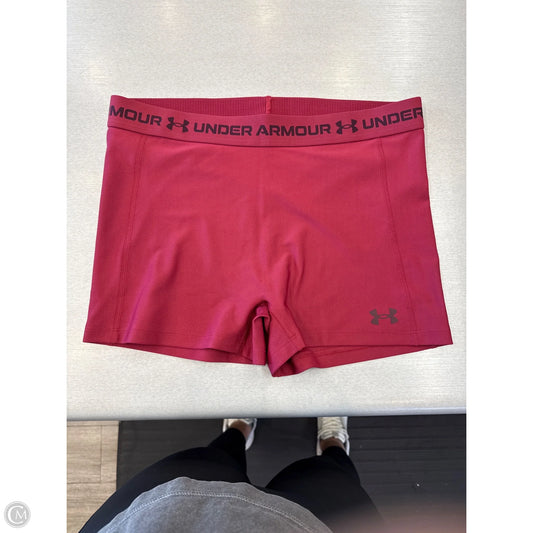 Athletic Shorts By Under Armour In Pink, Size: L