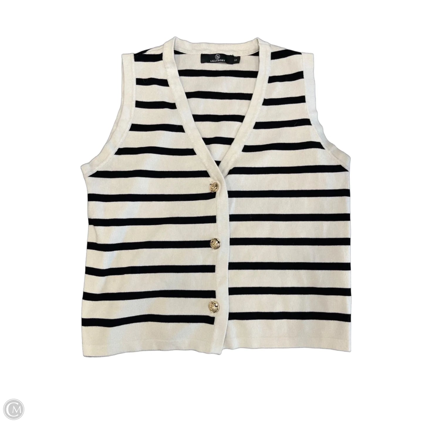 Vest Other By Lillusory In Striped Pattern, Size: S