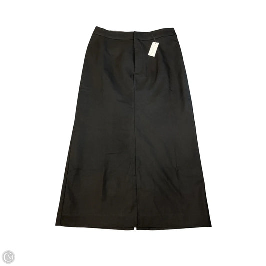 Skirt Midi By Banana Republic In Black, Size: Xs