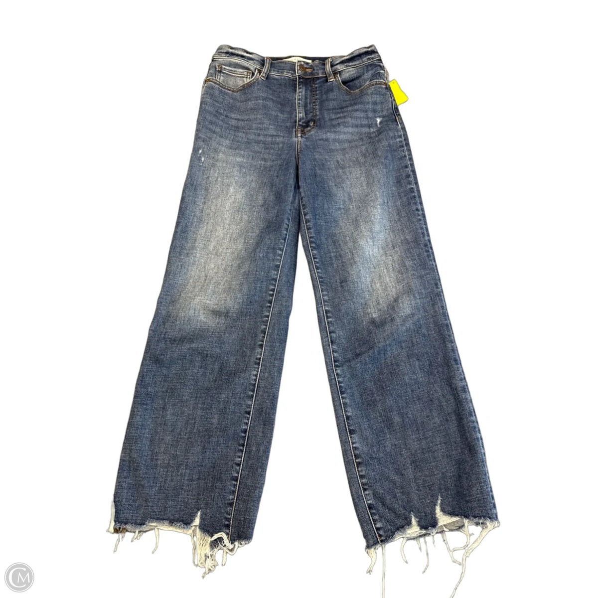Jeans Straight By Eunina In Blue Denim, Size: 4