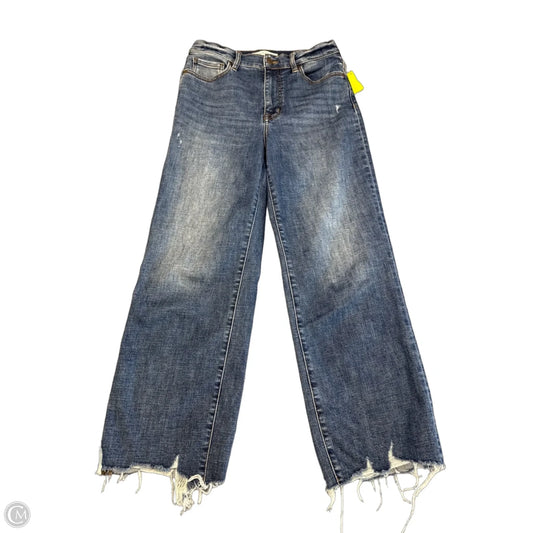 Jeans Straight By Eunina In Blue Denim, Size: 4