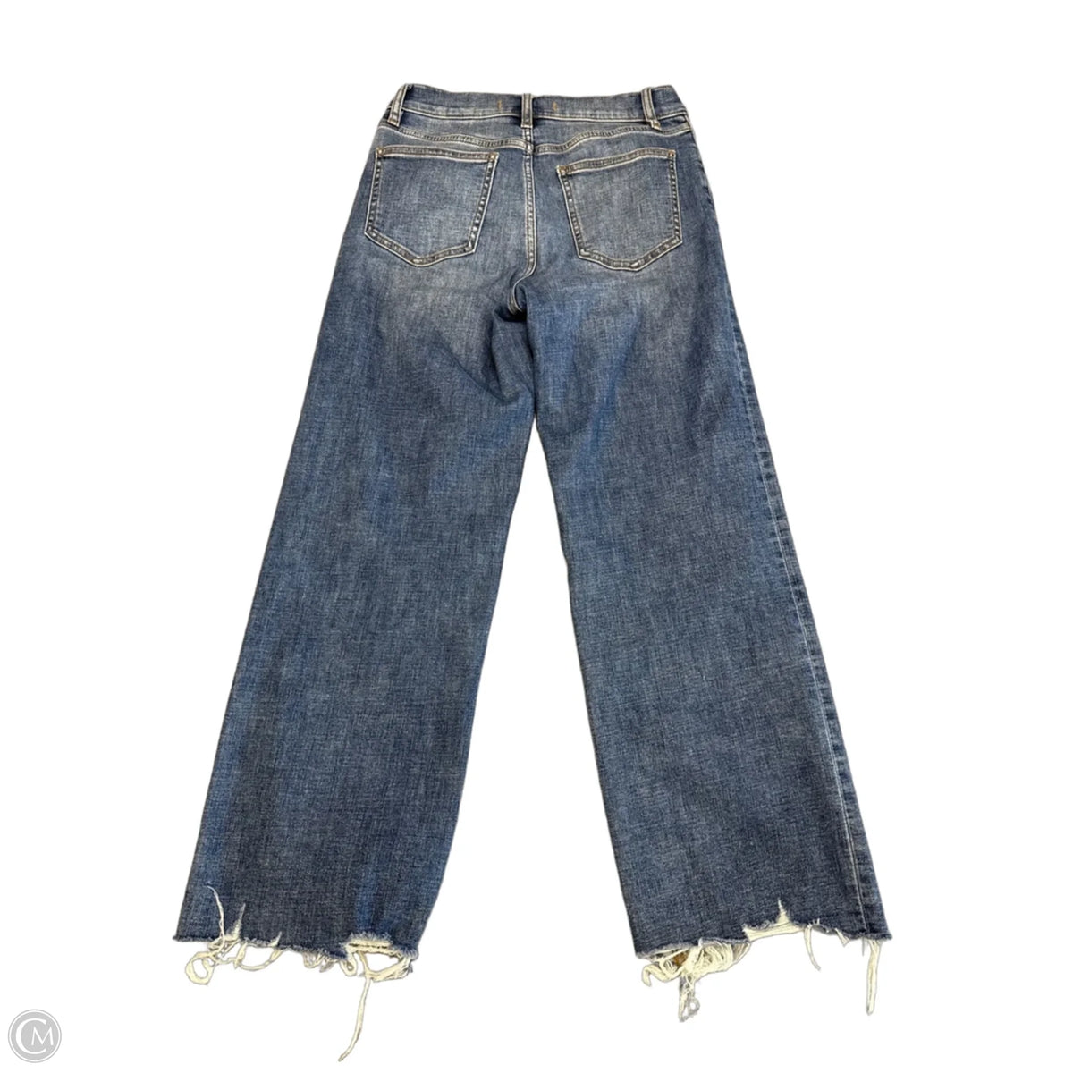 Jeans Straight By Eunina In Blue Denim, Size: 4