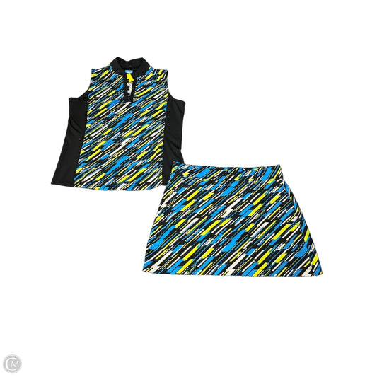 Skort 2pc Set By Pga Tour In Black, Size: L