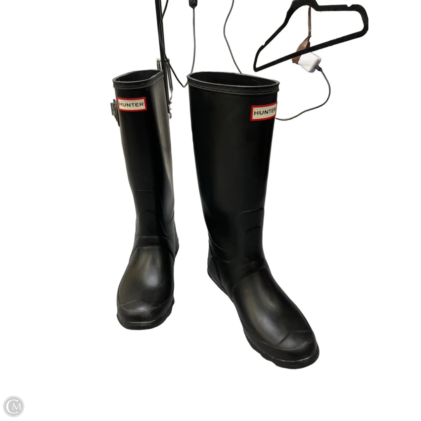 Boots Designer By Hunter In Black, Size: 8