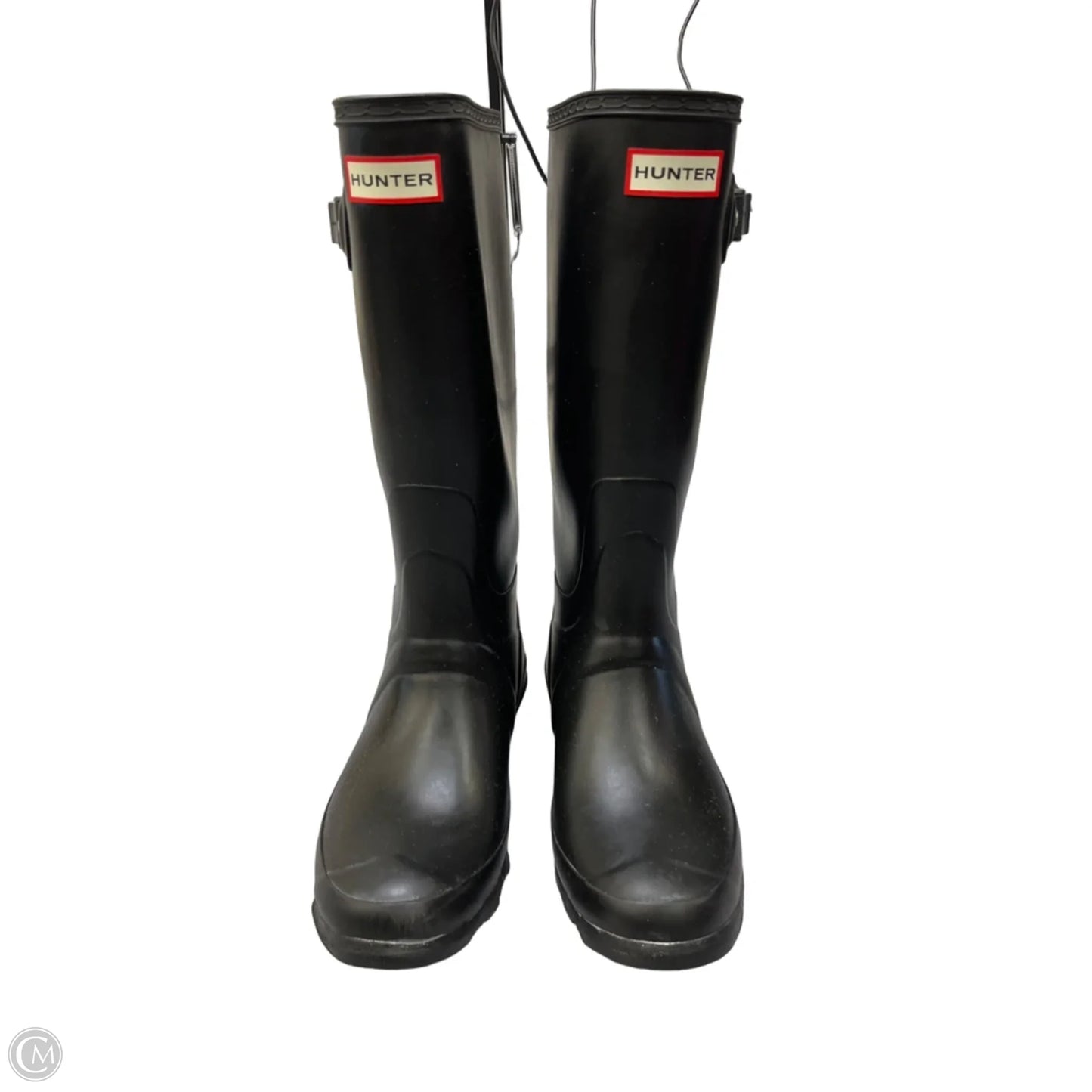 Boots Designer By Hunter In Black, Size: 8