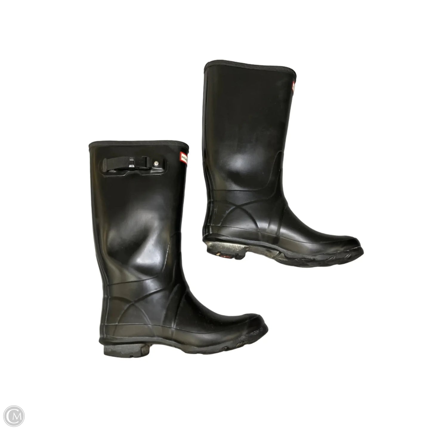 Boots Designer By Hunter In Black, Size: 8
