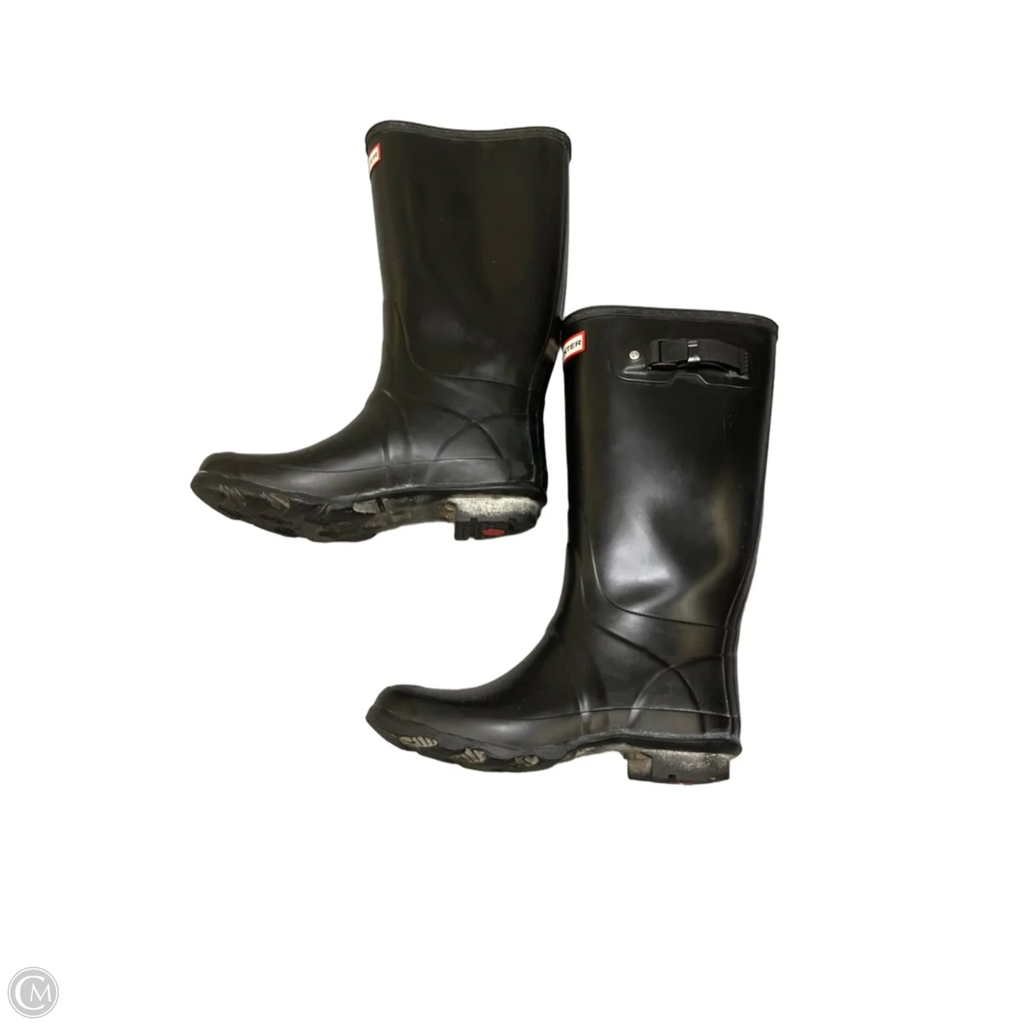 Boots Designer By Hunter In Black, Size: 8