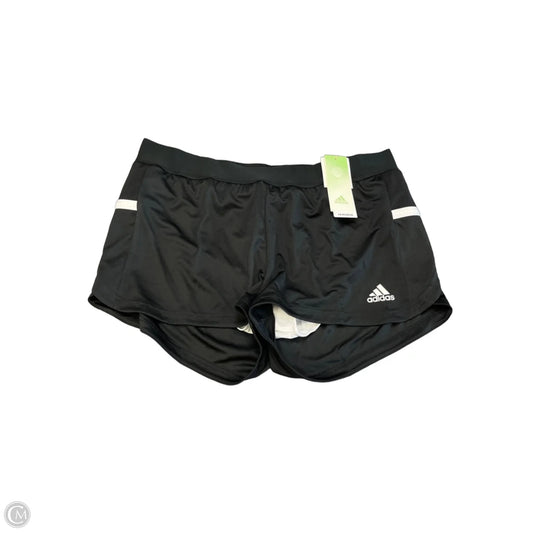 Athletic Shorts By Adidas In Black, Size: Xl