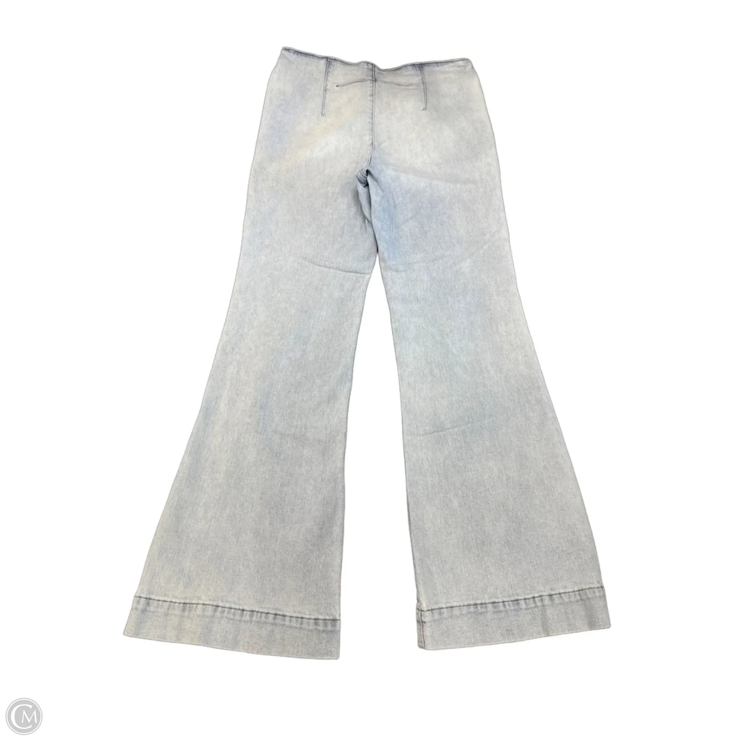 Jeans Flared By Express In Blue Denim, Size: 8p