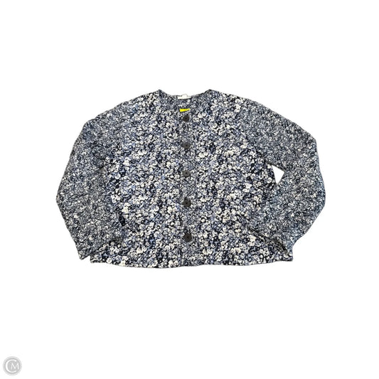 Jacket Puffer & Quilted By J. Jill In Blue, Size: S