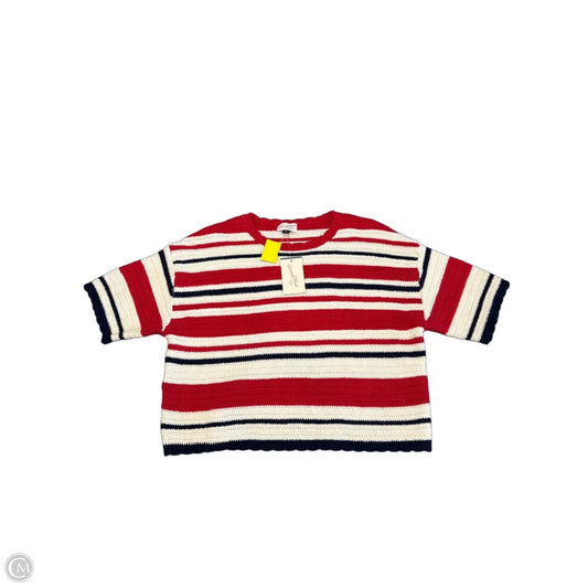 Top Short Sleeve By Universal Thread In Blue Red & White, Size: Xl