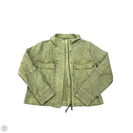 Jacket Moto By Evereve In Green, Size: Xs
