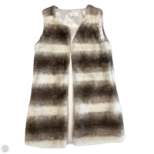 Vest Faux Fur & Sherpa By Apricot In Grey, Size: Xs