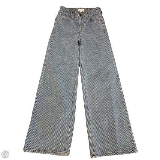 Jeans Wide Leg By Evereve In Blue Denim, Size: 0
