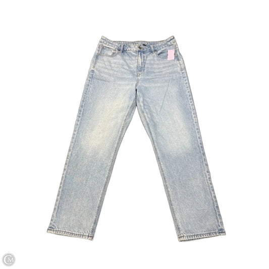 Jeans Straight By American Eagle In Blue Denim, Size: 12p
