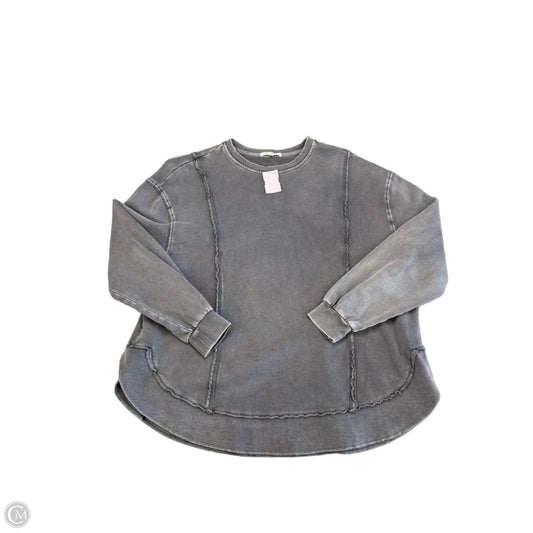 Top Long Sleeve By Z Supply In Grey, Size: Xs