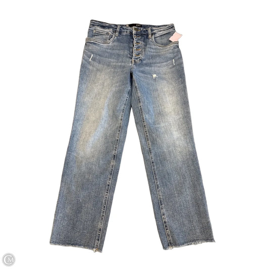 Jeans Cropped By Kut In Blue Denim, Size: 8