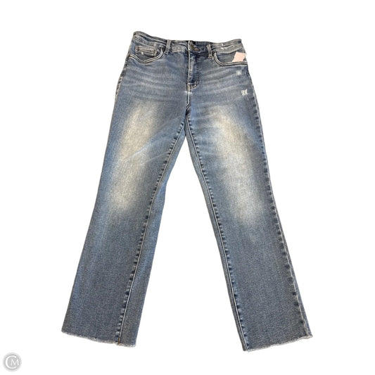 Jeans Cropped By Kut In Blue Denim, Size: 8