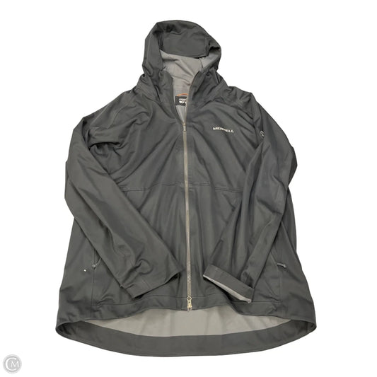 Jacket Windbreaker By Merrell In Black, Size: L