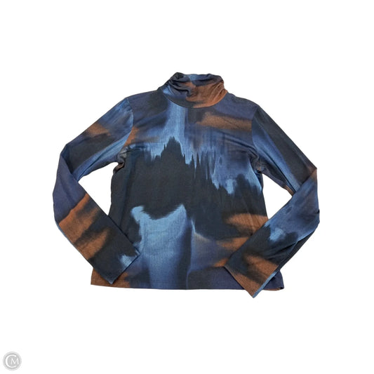 Top Long Sleeve By Michael Stars In Blue, Size: M