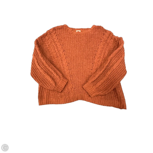 Sweater By Pol In Orange, Size: L
