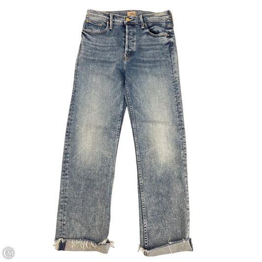 Jeans Boot Cut By Mother Jeans In Blue Denim, Size: 6
