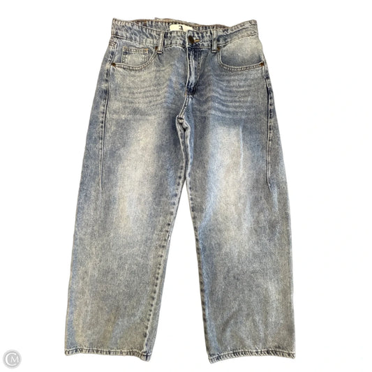 Jeans Wide Leg By Clothes Mentor In Blue Denim, Size: 10