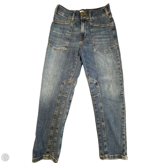 Jeans Straight By Pilcro In Blue Denim, Size: 4