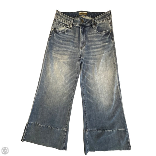 Jeans Wide Leg By Kut In Blue Denim, Size: 4