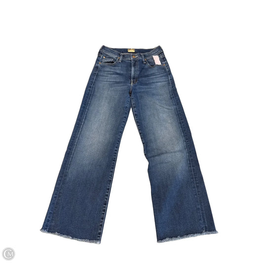 Jeans Wide Leg By Mother Jeans In Blue Denim, Size: 2