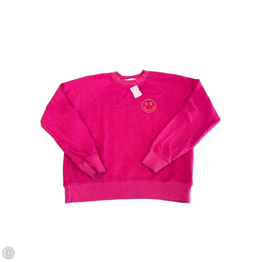 Top Long Sleeve By Spiritual Gangster In Pink, Size: S