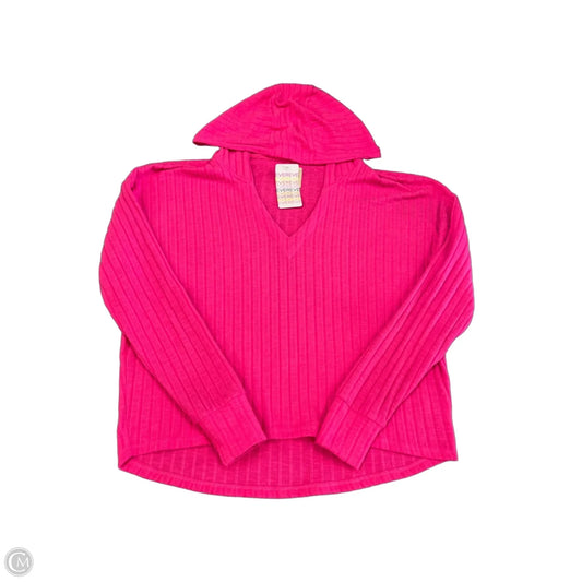 Top Long Sleeve By Chaser In Pink, Size: S