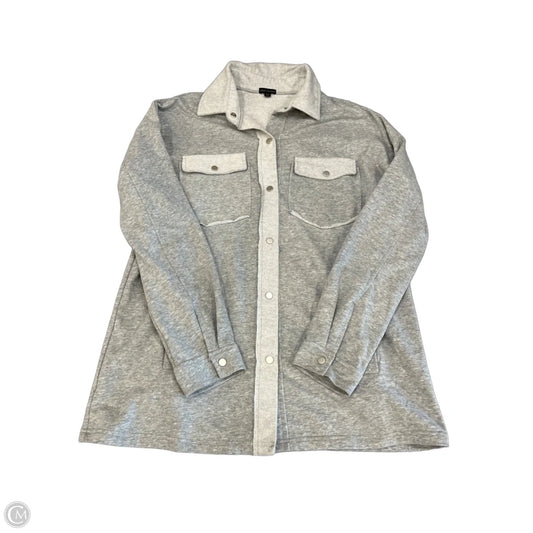 Top Long Sleeve By Coco And Carmen In Grey, Size: S