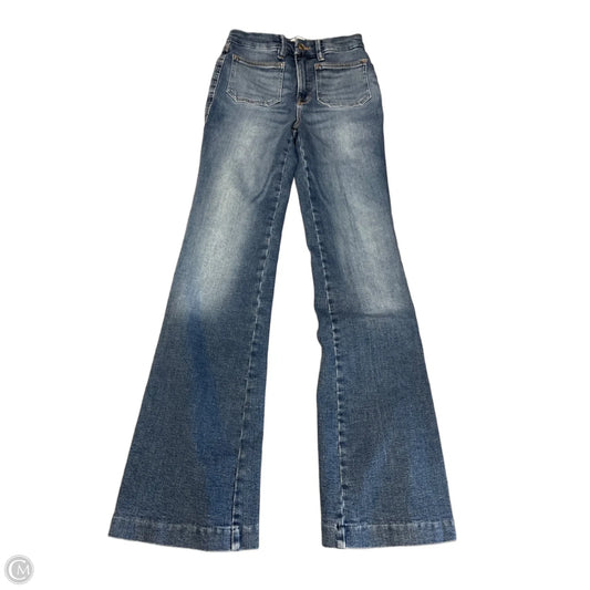 Jeans Boot Cut By Good American In Blue Denim, Size: 2