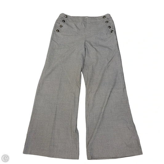 Pants Dress By Loft In Black & White, Size: L