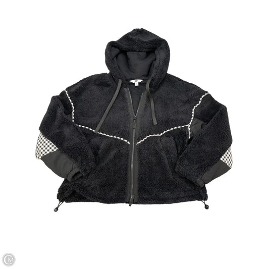 Jacket Faux Fur & Sherpa By Joy Lab In Black, Size: S