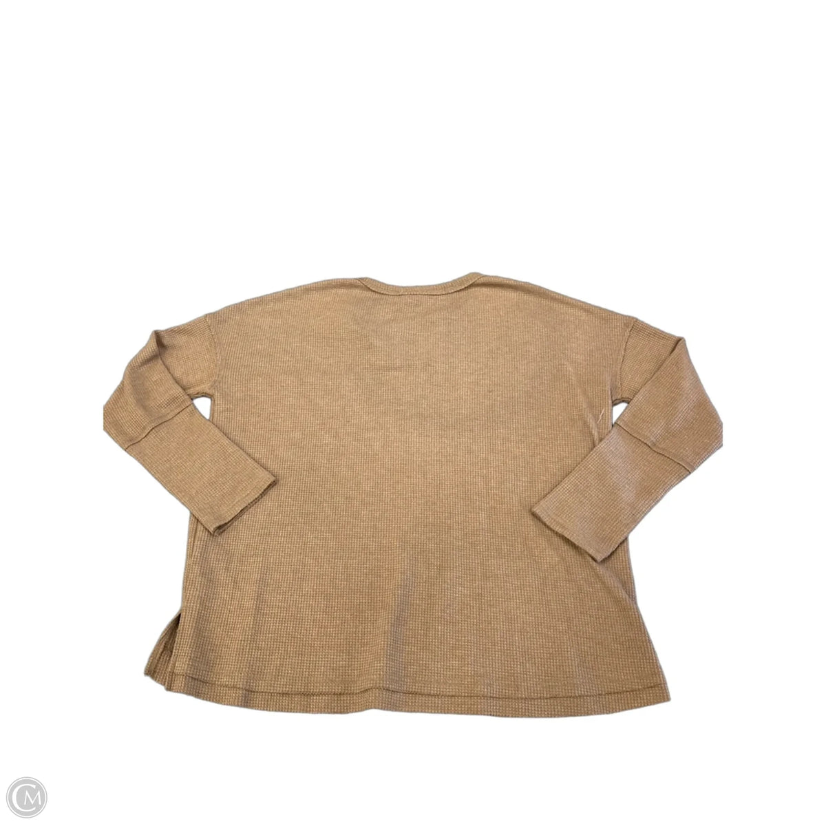 Top Long Sleeve By Entro In Brown, Size: M