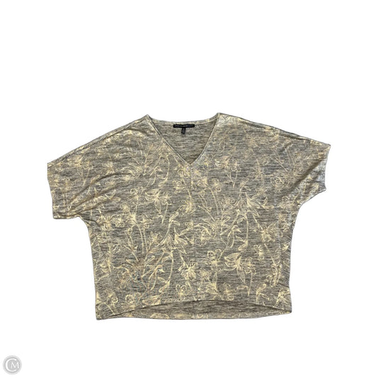 Top Short Sleeve By White House Black Market In Gold, Size: M