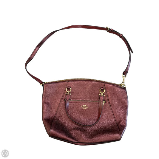 Crossbody Designer By Coach, Size: Medium