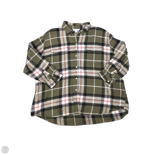 Top Long Sleeve By Old Navy In Green, Size: 3x