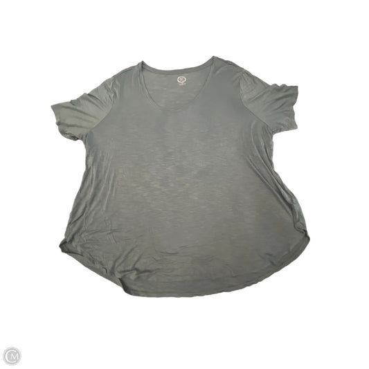 Top Short Sleeve Basic By Maurices In Teal, Size: 3x