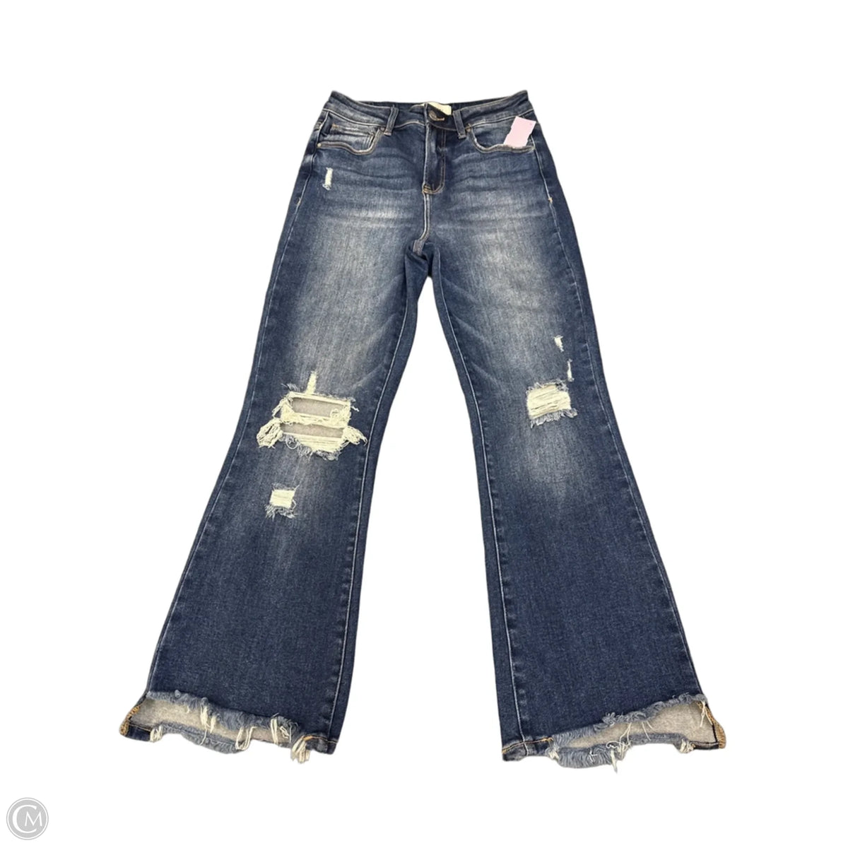 Jeans Flared By Risen In Blue Denim, Size: 4